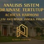 analisis sistem drainase tertutup achieva harmoni solusi anti banjir jangka panjang