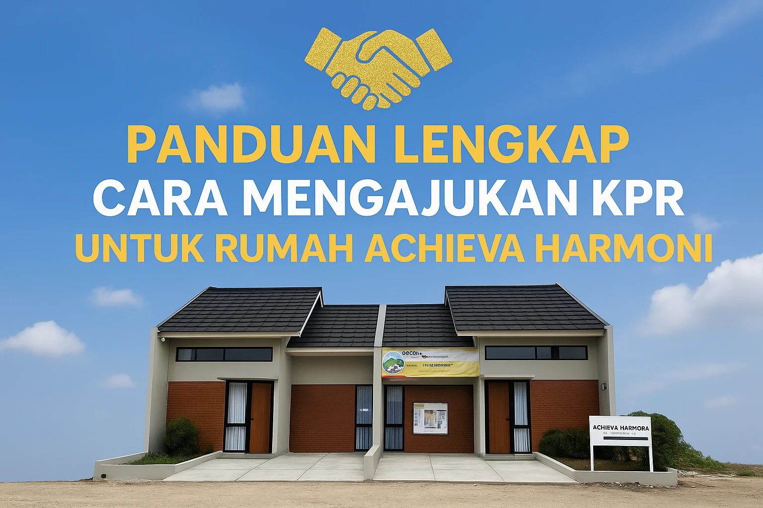 panduan lengkap cara mengajukan kpr untuk rumah achieva harmoni