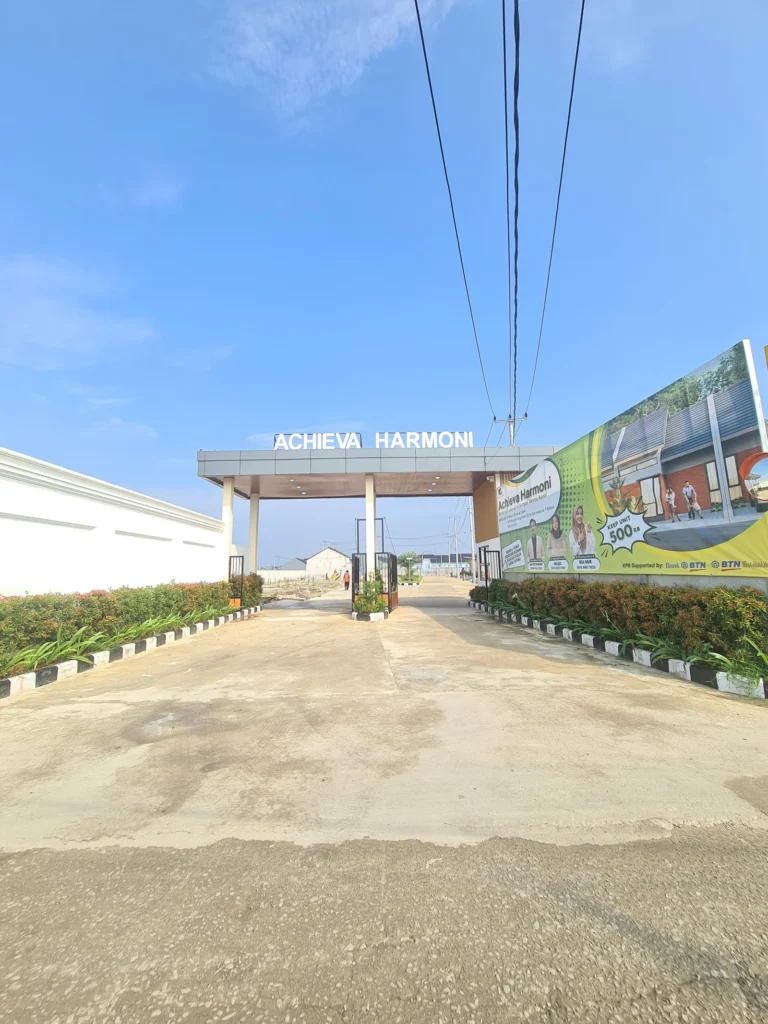 perumahan achieva achieva pagar depan