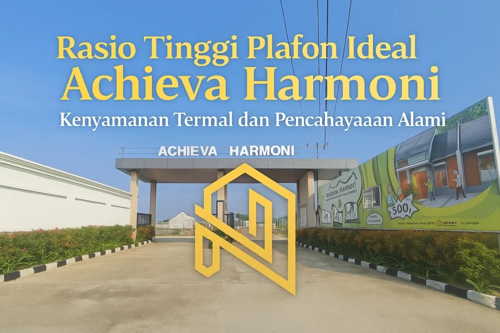 rasio tinggi plafon ideal achieva harmoni kenyamanan termal dan pencahayaan alami