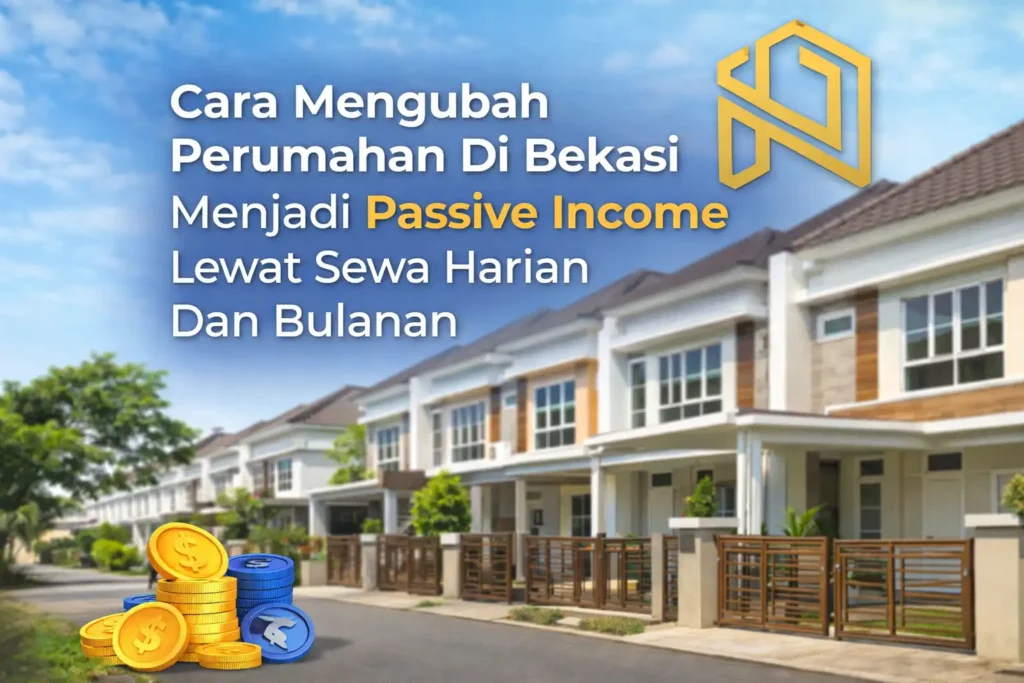 cara mengubah perumahan di bekasi menjadi passive income lewat sewa harian dan bulanan