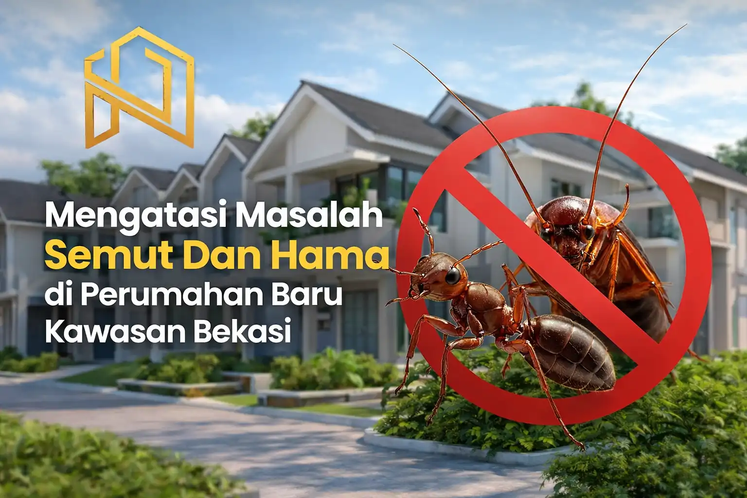 mengatasi masalah semut dan hama di perumahan baru kawasan bekasi