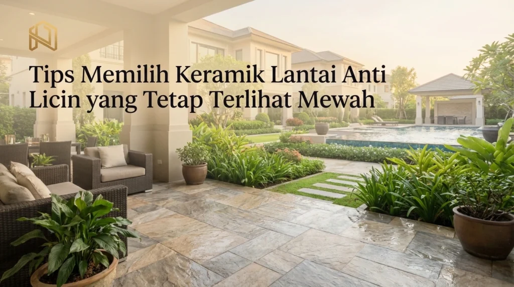tips memilih keramik lantai yang tidak licin namun tetap terlihat mewah