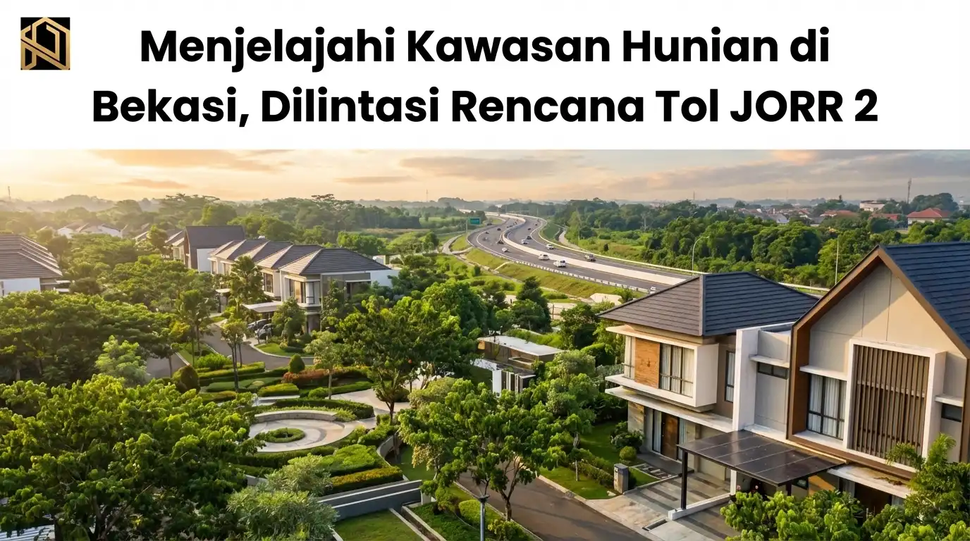 eksplorasi kawasan hunian di bekasi yang dilewati rencana tol jorr 2