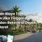 estimasi biaya transportasi bulanan jika tinggal di bekasi dan kerja di kota depok jawa barat