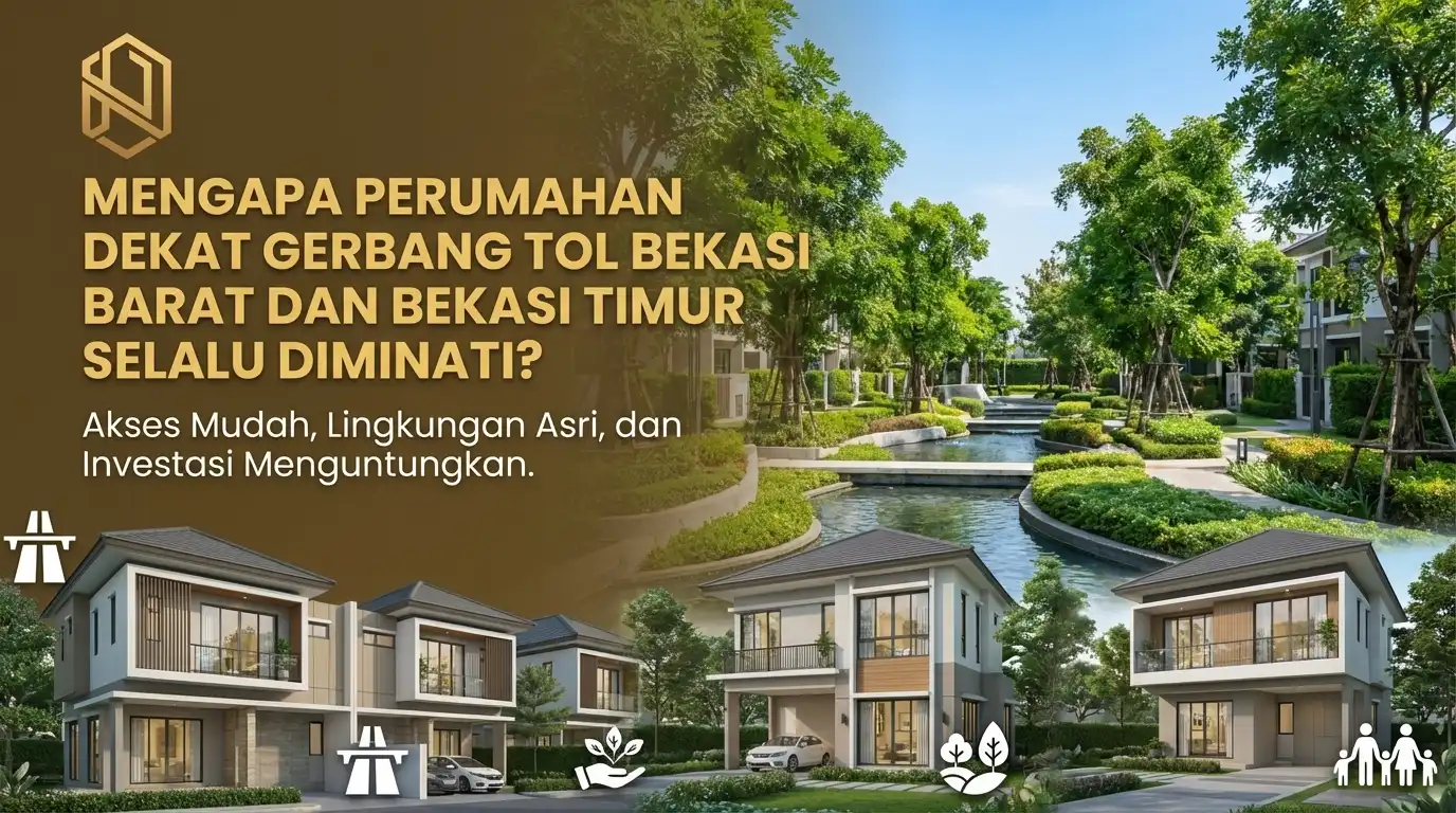 mengapa perumahan dekat gerbang tol bekasi barat dan bekasi timur selalu jadi rebutan