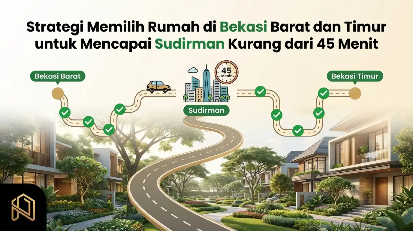 Strategi Pilih Rumah di Bekasi Agar Sampai Sudirman di Bawah 45 Menit