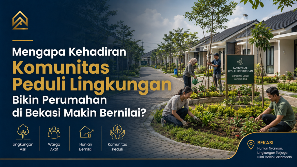 Mengapa Kehadiran Komunitas Peduli Lingkungan Bikin Perumahan di Bekasi Makin Bernilai?
