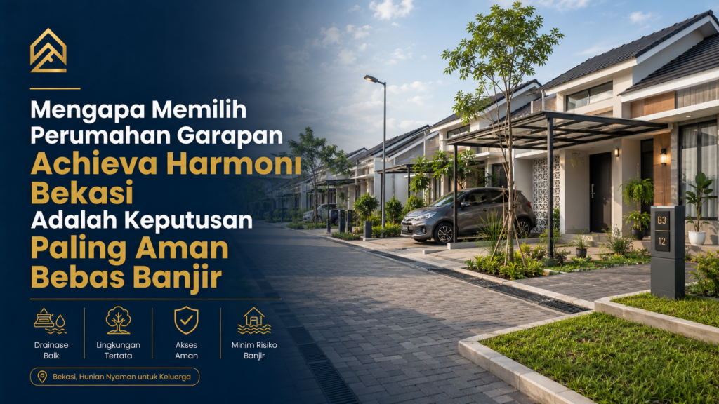 Mengapa Perumahan Achieva Harmoni Bekasi Adalah Pilihan Paling Aman dan Bebas Banjir?