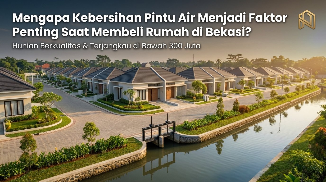 kebersihan pintu air beli rumah