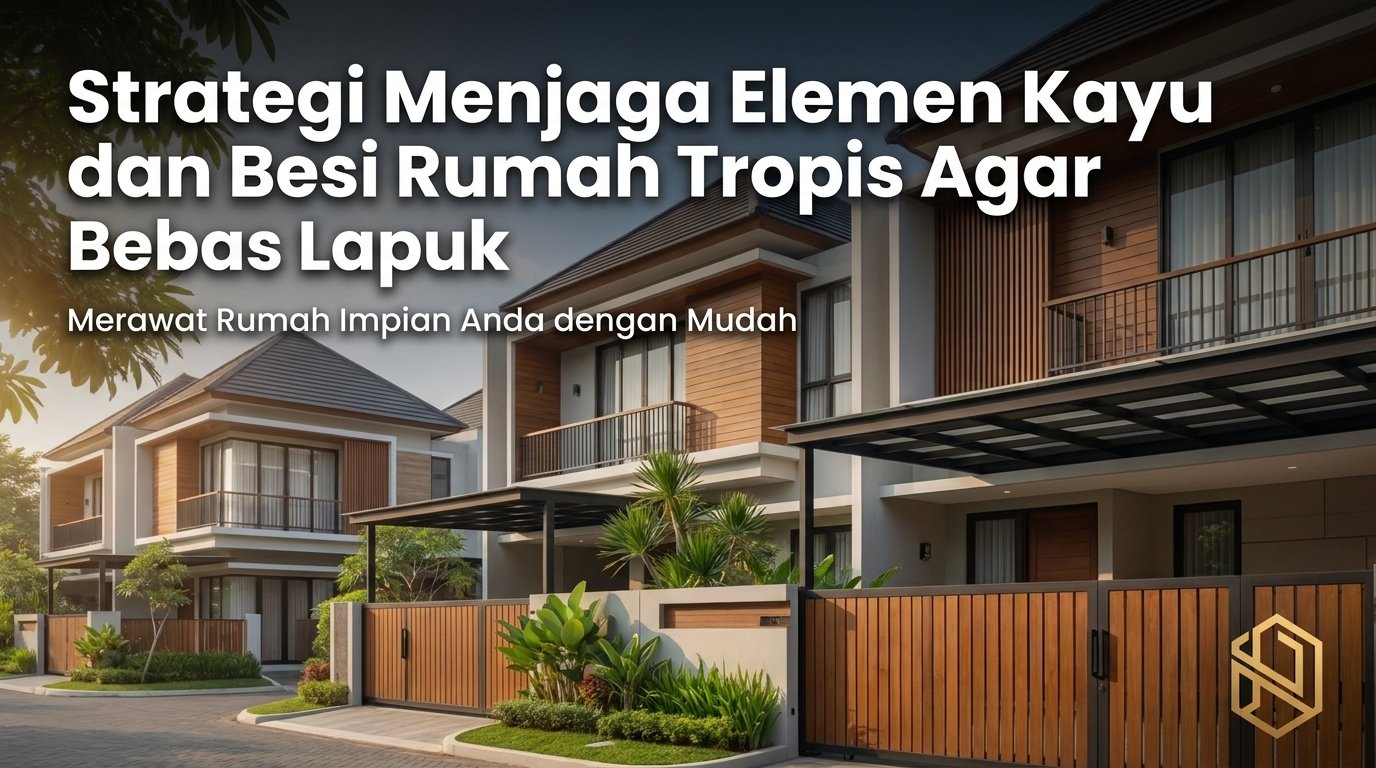 Strategi Menjaga Elemen Kayu dan Besi Rumah Tropis Agar Bebas Lapuk