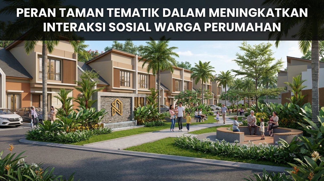 Peran Taman Tematik Dalam Meningkatkan Interaksi Sosial Warga Perumahan